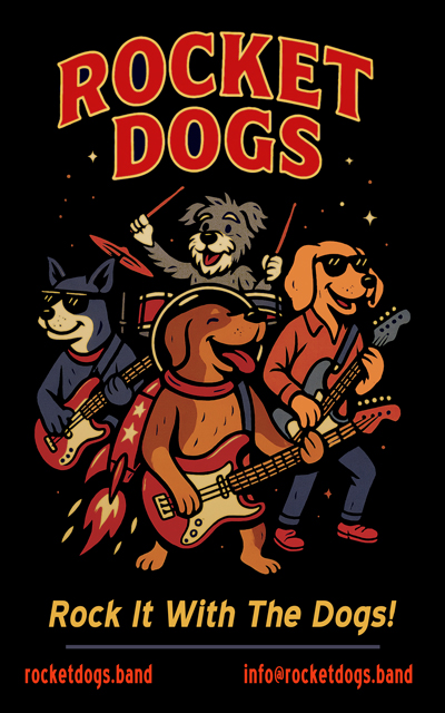 Rocket Dogs Band Logo